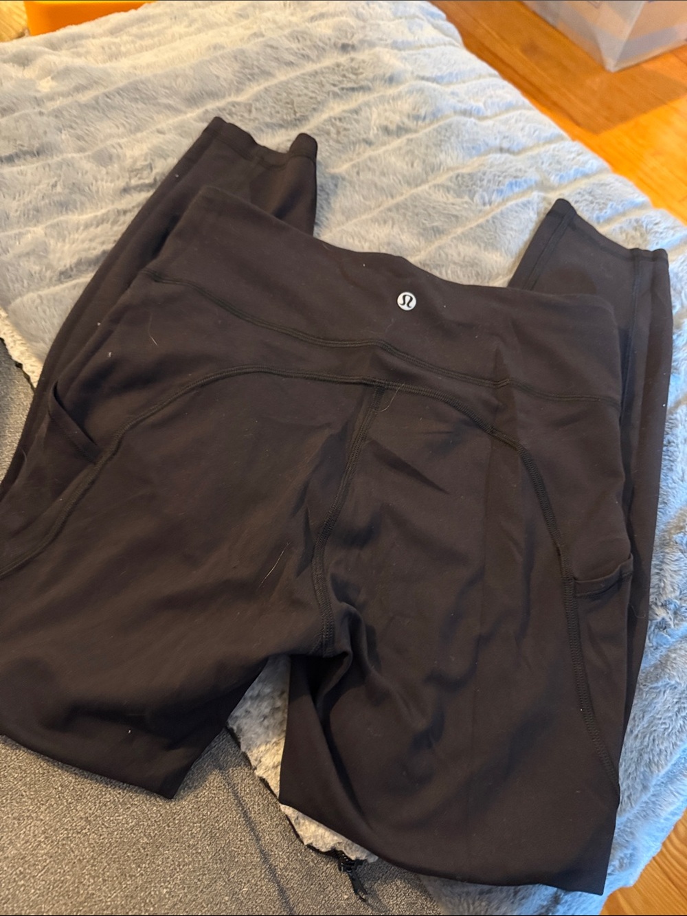 lululemon athletica Black Leggings with Logo